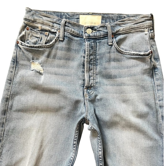 Mother Superior The Tomcat The Confession Distressed Button Fly Straight Jean 30 - Picture 4 of 16